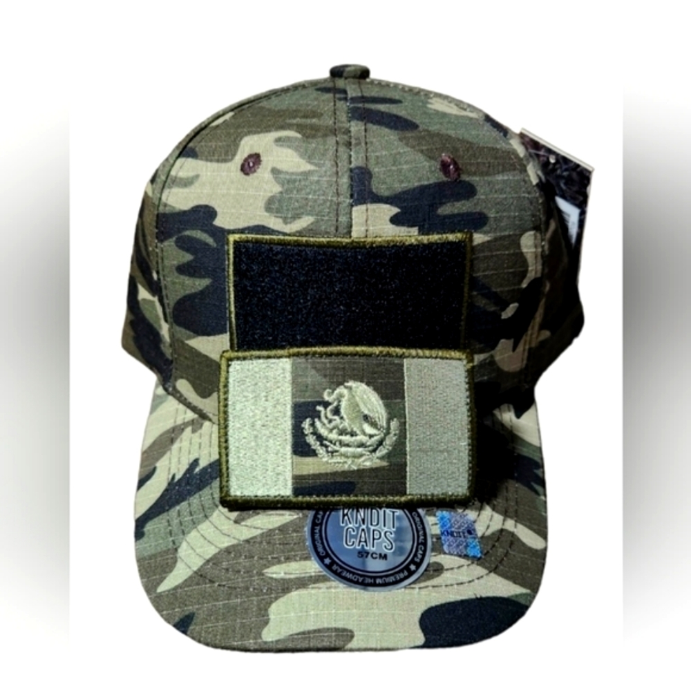 Gorra tipo strapback con parche Removible diseño Mexicano